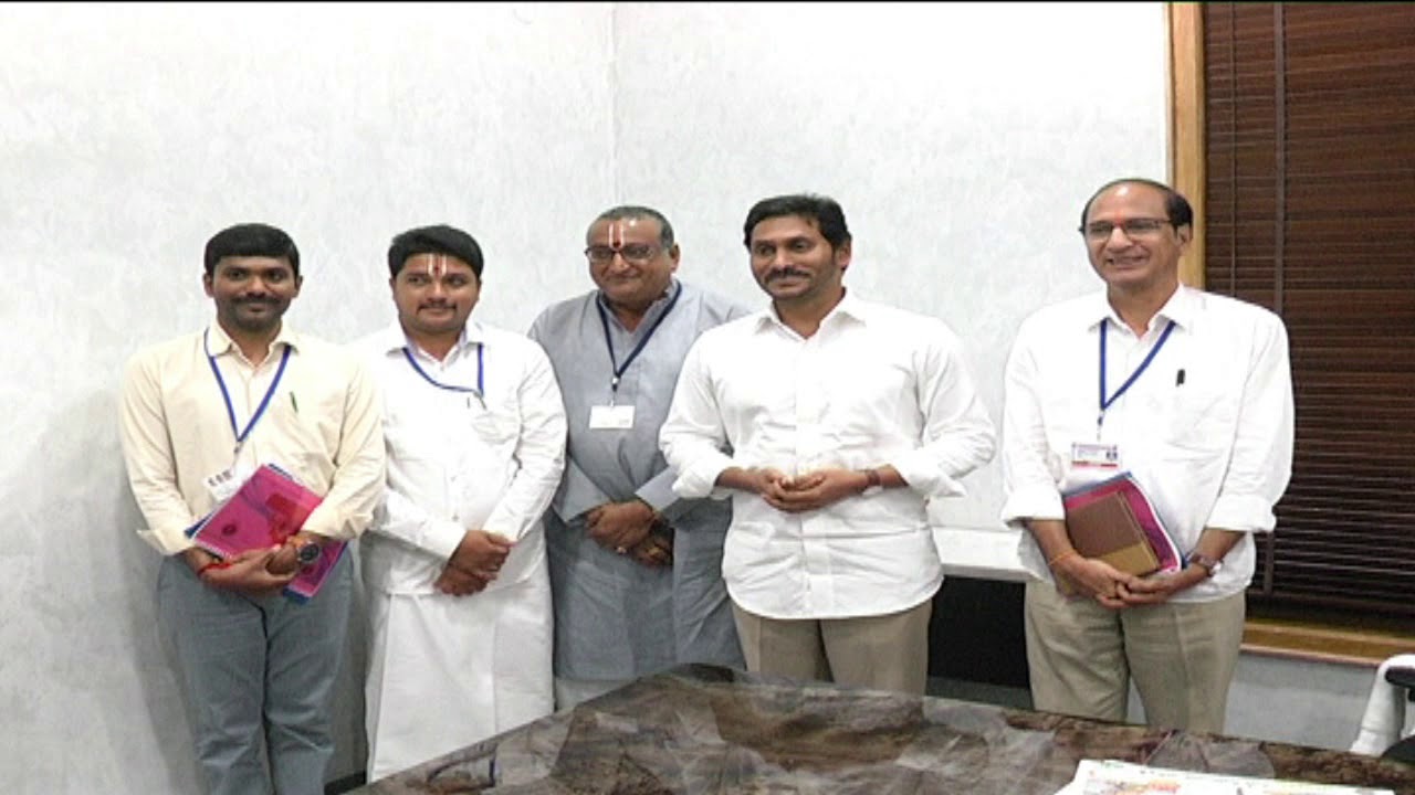 SVBC Chairman Prudhvi Raj meets AP CM YS Jagan at camp office - 13th Sep 19