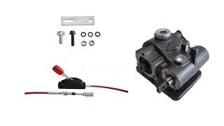 Control lever installation for mechanical PTO (Power Take Off) 2 - Hipomak Hydraulic