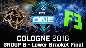 ESL One Cologne 2016 CSGO Highlights | Group B LB Final | G3 of Bo3 | NIP vs. Flipside | Mirage