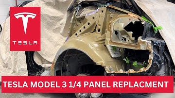How To Remove A Tesla Model 3 1/4 Panel