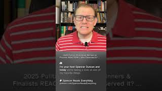 🏆 2025 Pulitzer Prize Book Winners REVEALED! 📖 #pulitzerprize  #booktube