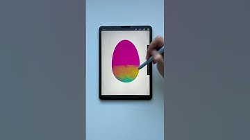 Easter egg drawing #digitalart #tutorial #art #procreate #artist #shorts #ostern