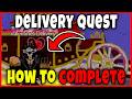How to COMPLETE DELIVERY QUEST in BLOX FRUITS FULL GUIDE for VALENTINE QUESTS Roblox