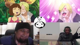 Sanji Greeting Everyone Garchu! Funny Moment reaction mashup - one piece