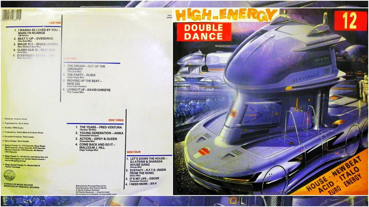 HIGH-ENERGY DOUBLE DANCE ⚡ Volume 12 (80 Mins Non-Stop Mix) 2LP