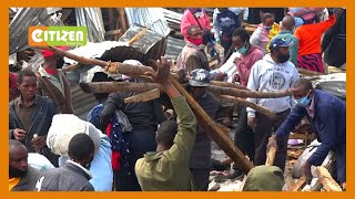 Hundreds of traders at Gikomba market counting losses after their stalls were demolished
