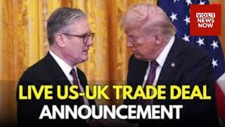 Trump announces trade deal with UK as tariffs continue to spark economic uncertainty