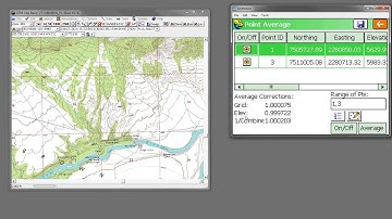 SurvCE: Setting and Using Scale Factors in the Field (rB)