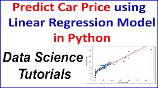 Predict Car Price using Linear Regression Model in Python | Train, Test and Evaluate Model