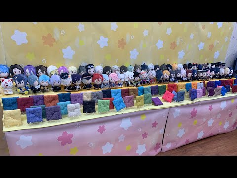 「わんぱく！刀剣乱舞」POP UP SHOP ぬいぐるみ&座布団風クッション グッズ展示 Touken Ranbu ポップアップストア