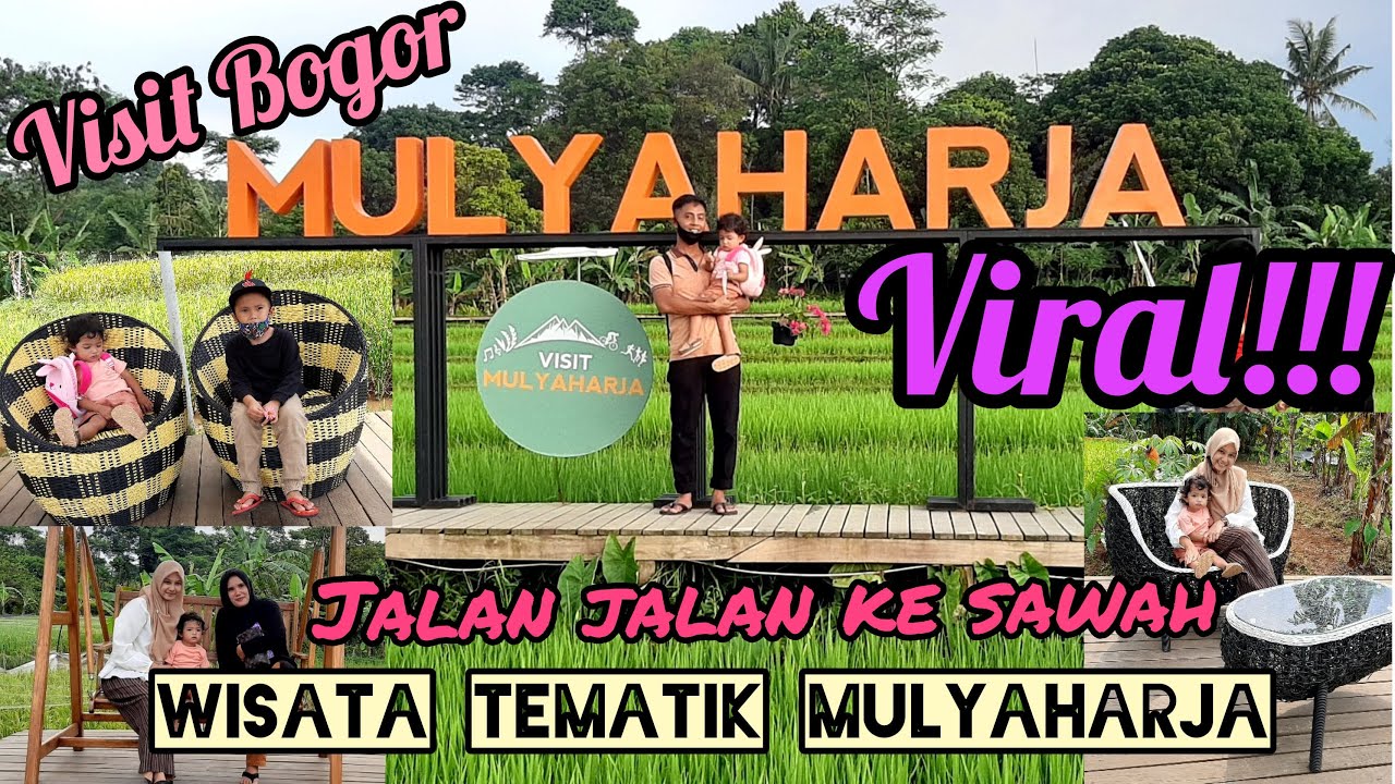 Visit MULYAHARJA Bogor | Kampung Tematik | Agrowisata | Wisata SAWAH Bogor 😍 suasana pedesaan