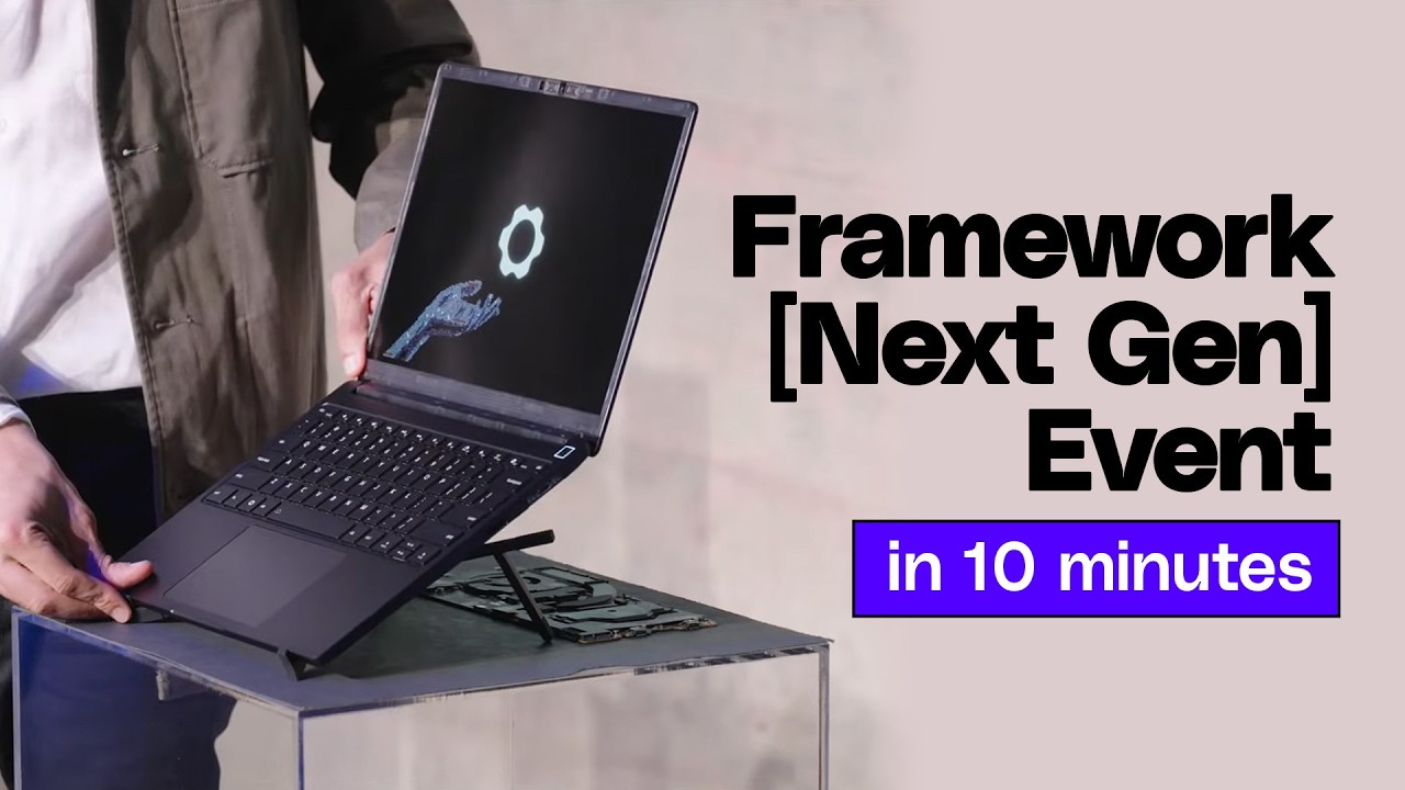 FRAMeWORK - 専用✨ Framework Next Gen Event in 10 minutes - YouTube