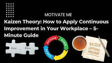 Kaizen Theory: How to Apply Continuous Improvement in Your Workplace – 5-Minute Guide