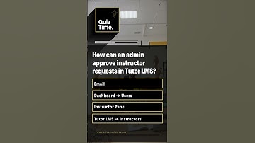How can an admin approve instructor requests in Tutor LMS?