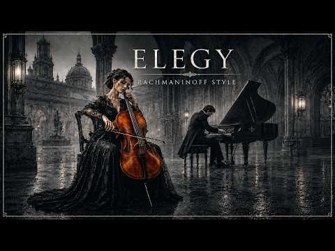 Rachmaninoff Style Elegy | 75 Min Dark Romantic Cello & Piano for Reading & Sleep