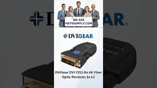 DVIGear DVI-7313-Rx 4K Fiber Optic Receiver, 1x LC