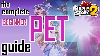 Maplestory 2: The COMPLETE PET GUIDE!