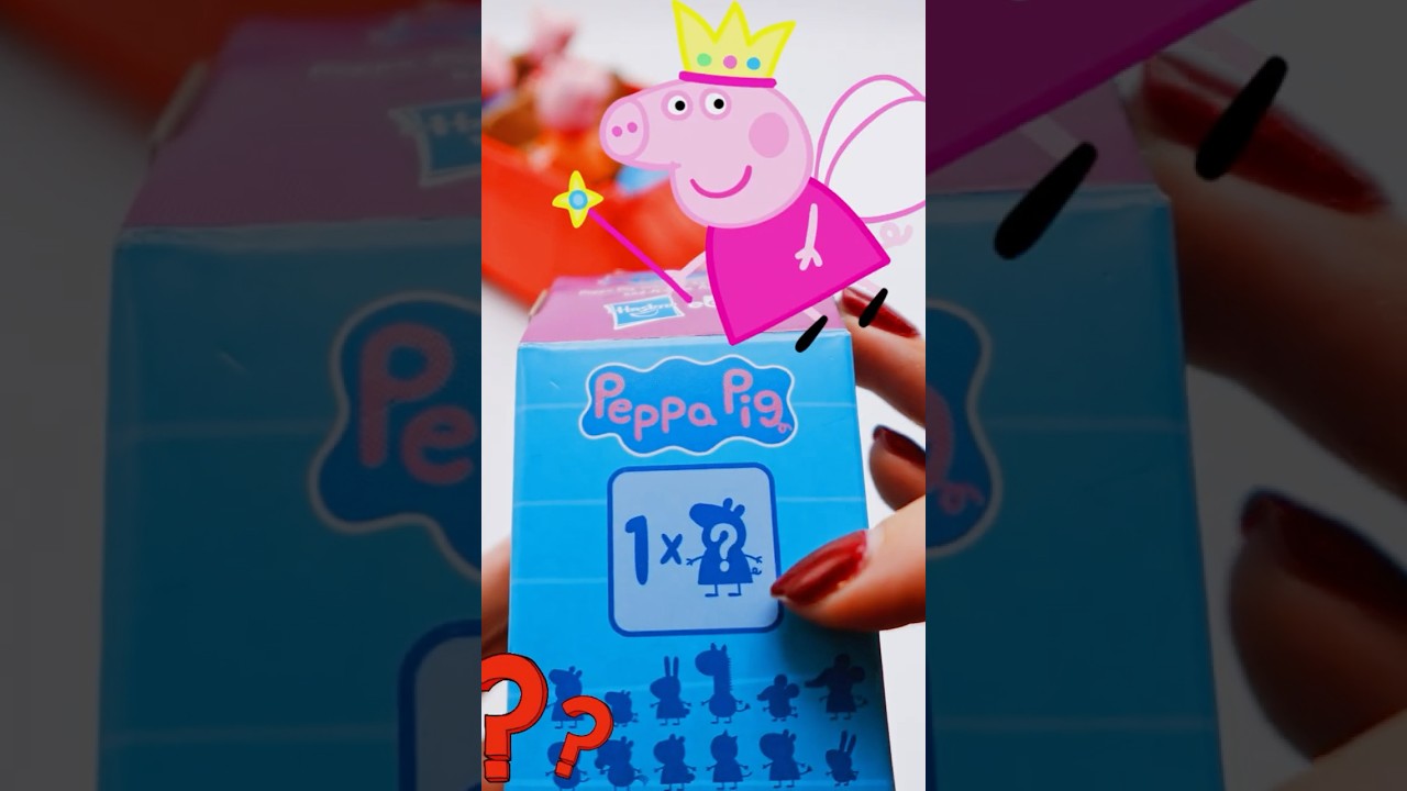 Unboxing Peppa pig bling box| Mystery surprise mini figure #peppapig #asmr #toys #mysteryunboxing