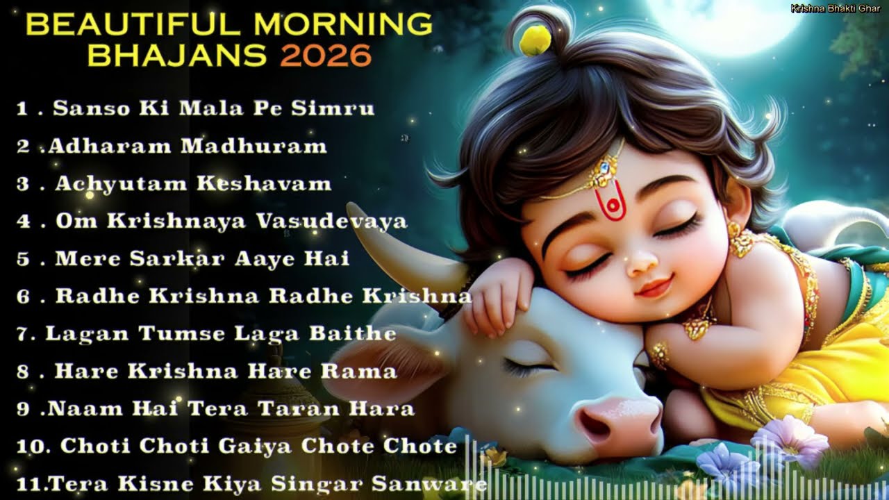 Radha Krishna Bhajan 2026 🌸 | Morning Bhakti Songs for Peace, Positivity & Calm Mind