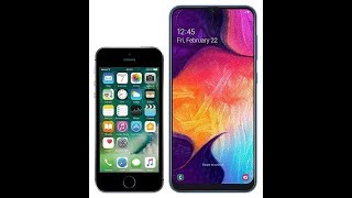 Samsung Galaxy A50 Sm-A505F Vs Apple Iphone Se 64 Gb Karşı Karşıya