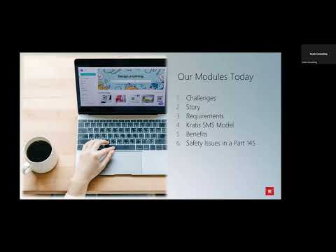 Introducing SMS Into A Part 145 Organisation Webinar 