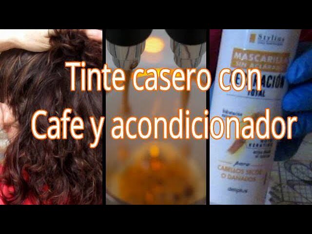 Coffee hair dye with conditioner - YouTube