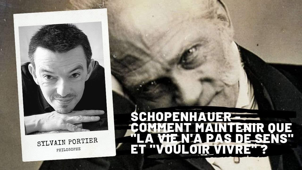 SCHOPENHAUER - Comment maintenir que "la vie n'a pas de sens" et "vouloir vivre" ?, Sylvain Portier