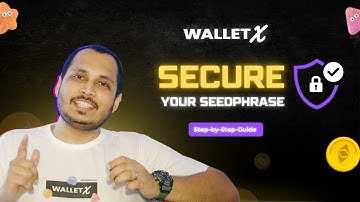 How to Safely Backup Your WalletX Seed Phrase 🔐