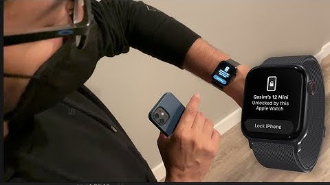 How To Unlock Your iPhone With Your Apple Watch | Unlock Your iPhone With A Face Mask |