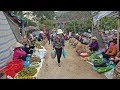 ลุยเวียดนาม(Vietnam)EP17:ตลาดเช้าเมืองแถง เว่าจากับพี่น้องไตดำ ของกินหลากหลาย