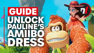 How To Unlock Paulines Diva Dress With Or Without An Amiibo In Donkey Kong Bananza