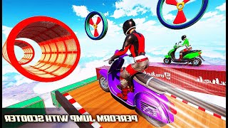 Scooter Stunts 3D Mega Ramp Stunt Bike Game - Extreme Gt Racing Stunt - Android GamePlay screenshot 3