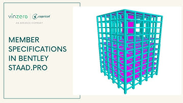 Member Specifications in Bentley STAAD.Pro