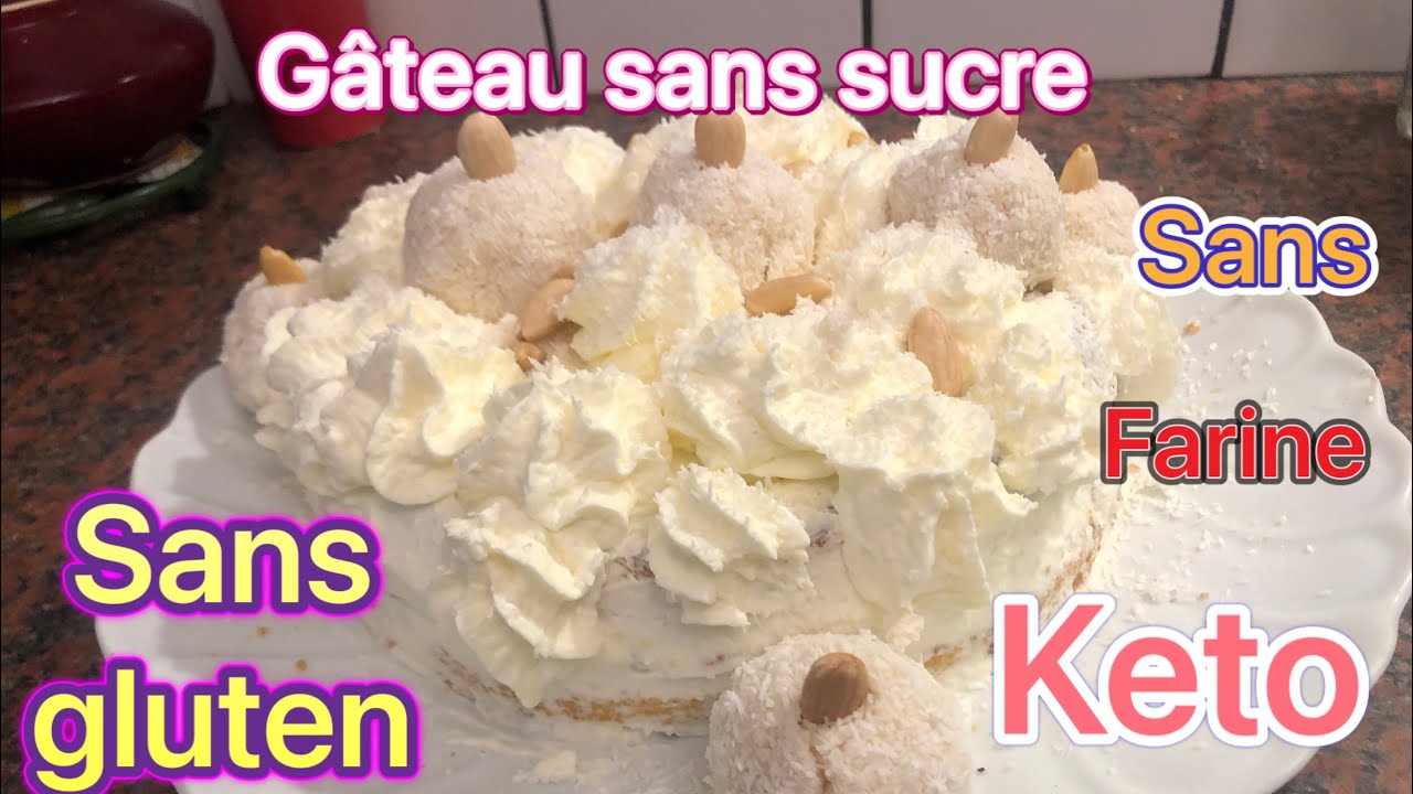 Gateau Rafaello Sans Sucre Sans Farine Low Carb Keto Sans Gluten Cetogene Youtube
