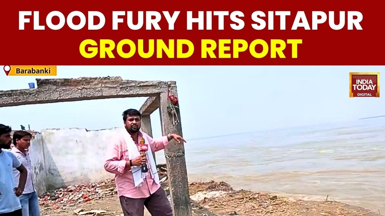 Sitapur Flood Crisis: Rising Ghagra Water Submerges Low-Lying Areas, Dramatic Ground Report
