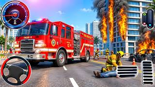 NY City Firefighter Simulator - Fire Truck Driver Rescues 3D - Android GamePlay screenshot 5