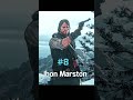 Top 10 strongest characters in Red Dead Redemption 2 #reddeadredemption2 #reddeadredemption