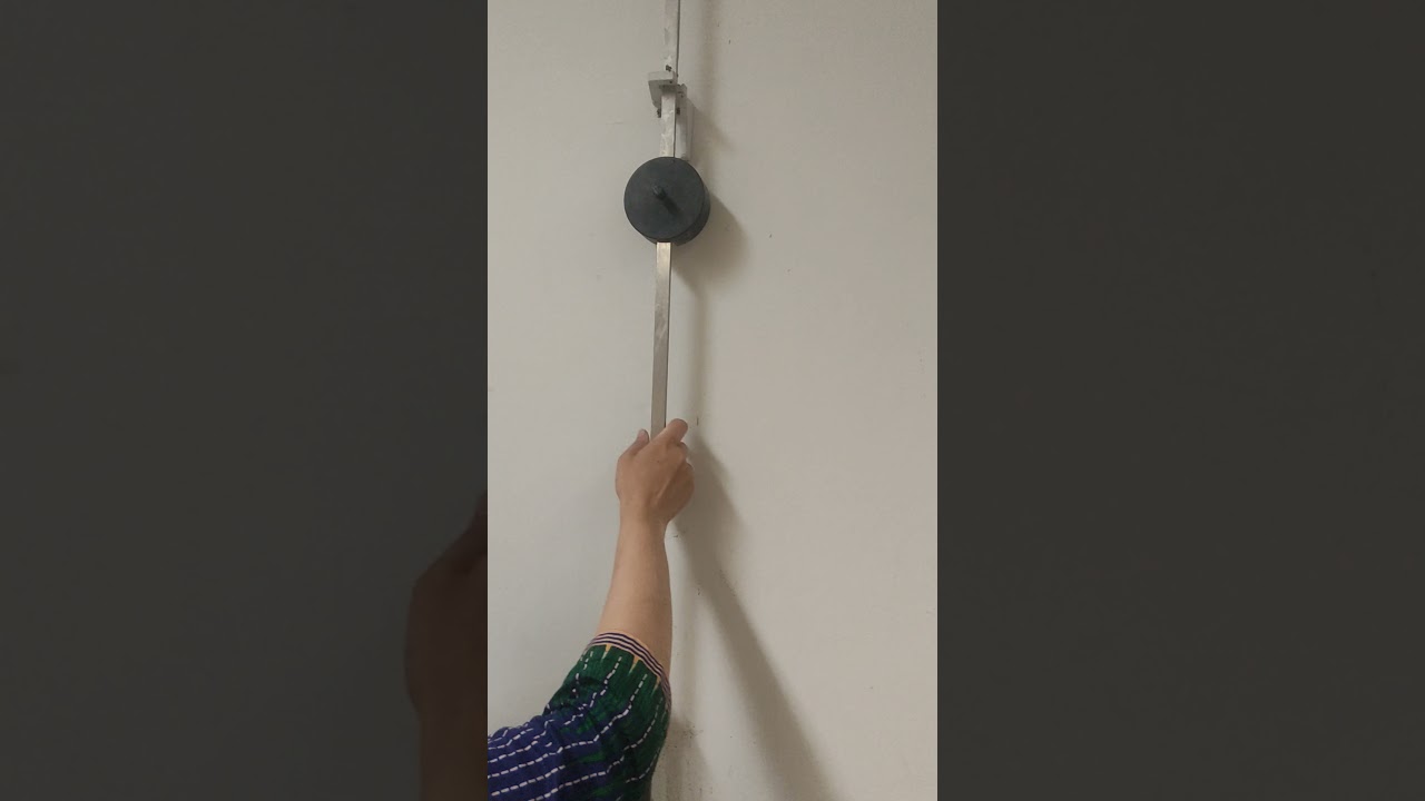 Determine value of g using compound pendulum part 2