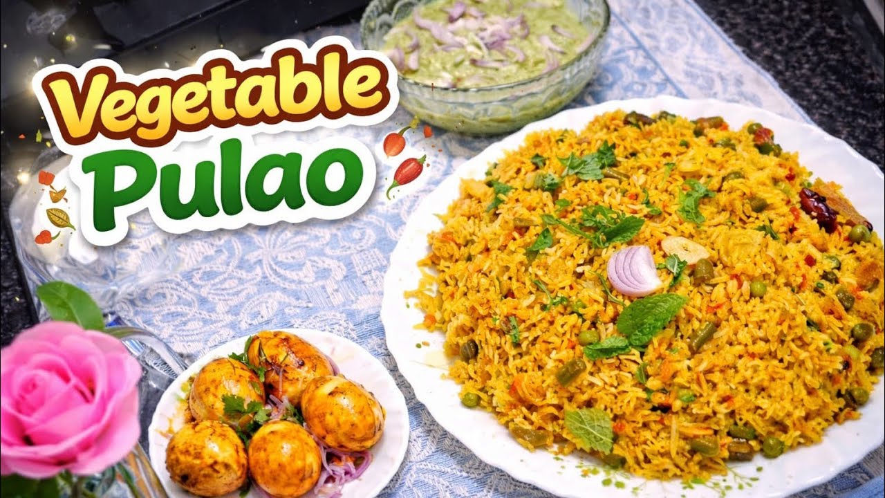 Vegetable Pulao recipe