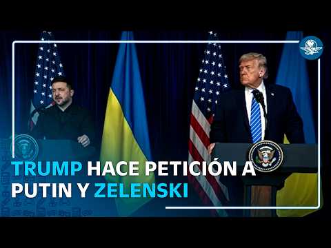 ¿Trump lanza ultimátum a Zelensky y Putin?; les urge poner fin a la guerra antes de fin de año