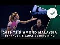 Bernadette Szocs vs Ding Ning | 2019 T2 Diamond Malaysia (R16)