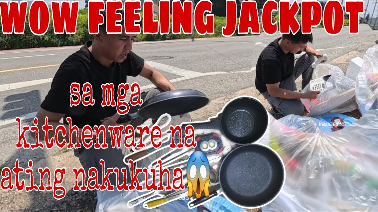 DUMPSTER DIVING #95 Feeling Jackpot nanaman sa mga kitchenware na nakuha ko. #feelingerochannel
