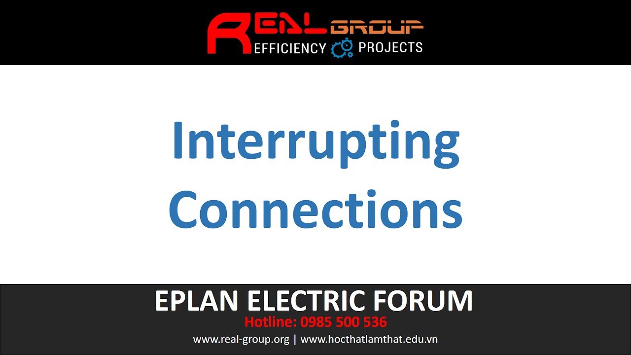 Interrupting Connections | EPLAN Education