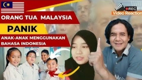ORANG TUA MALAYSIA🇲🇾 PANIK, ANAK-ANAK LEBIH SUKA MENGGUNAKAN BAHASA INDONESIA🇮🇩@lensawaktu