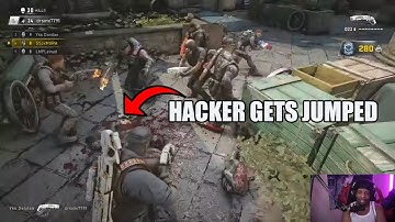 GEARS 5 HACKER vs FULL FFA LOBBY (The hacker couldn