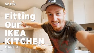 Fitting our IKEA kitchen PART 2 | S2 E19 | UK House Renovation