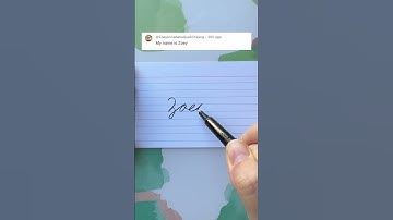 Zoey - Learn to Write Your Name in Cursive