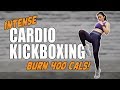 Intense Cardio Kickboxing to Lose Weight (Burn 400Cals!) | Joanna Soh