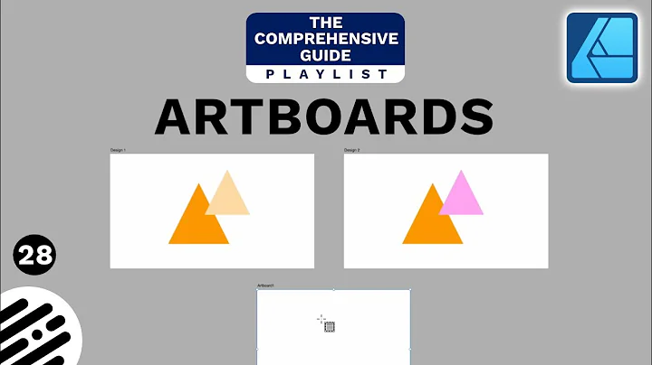 Affinity Designer Tutorial: How to Use Artboards