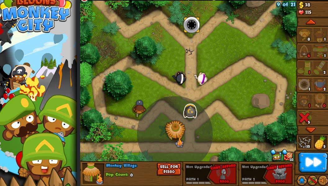 Bloons monkey city Mission 148 HD